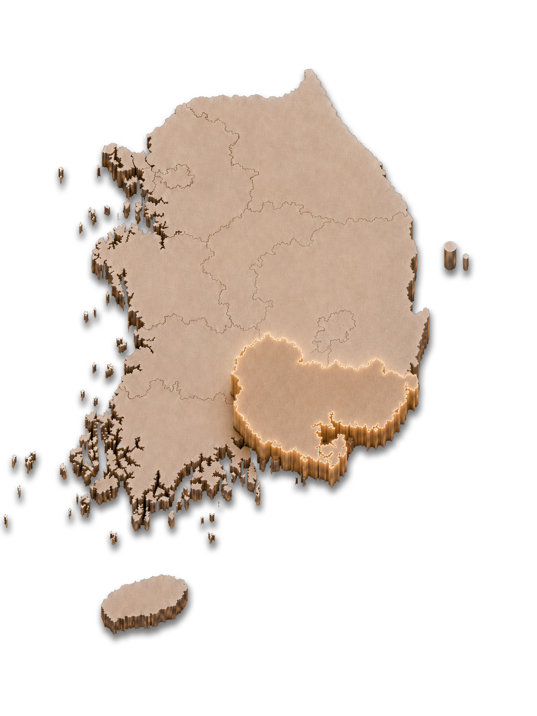 경상남도 지도
